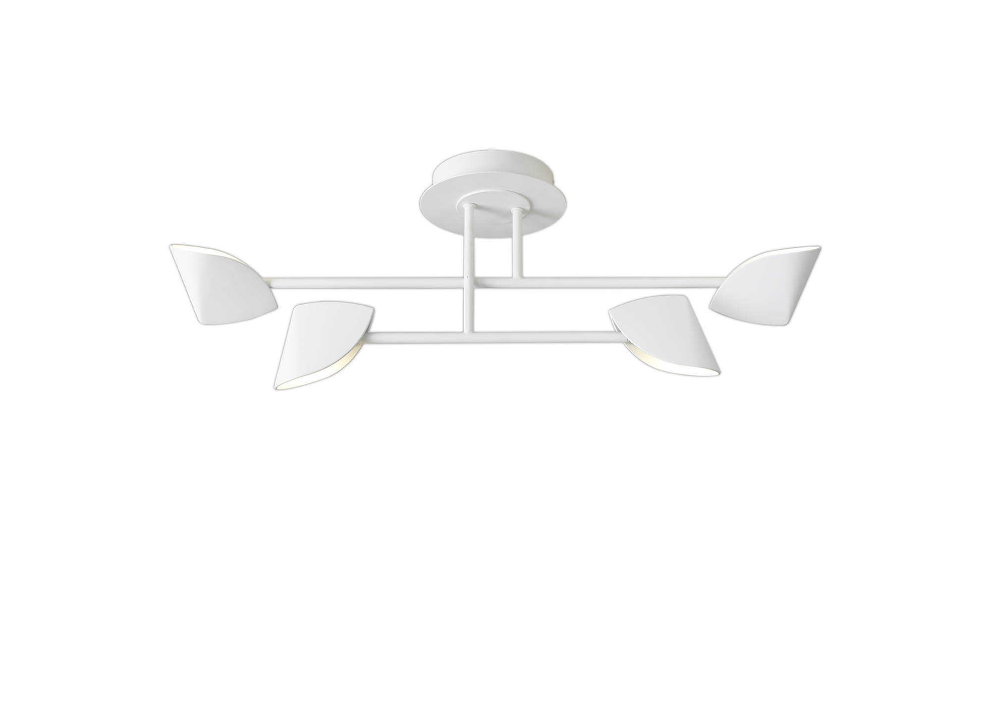 M7574  Capuccina Small Semi Flush 30W LED White